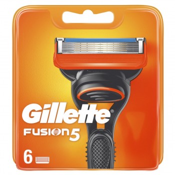 Змінні картриджі для гоління Gillette Fusion5 6 шт (ціна за 1шт) (7702018561636)