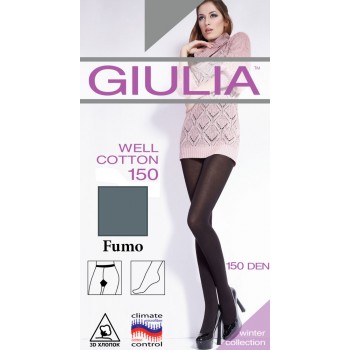 Колготки Giulia Well Cotton 150 3 m Nero