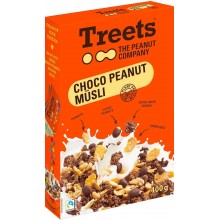 Шоколадні арахісові мюслі Treets 400 г (4000281315516)