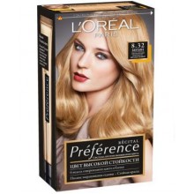Фарба для волосся L'oreal Recital Preference 8.32 світло-русий, золотисто-перламутровий