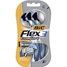 Станки бритвені BIC Flex 3 Comfort 3 шт (3086123363786)