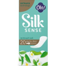 Щоденні прокладки Ola! Silk Sense Daily Deo Зелений чай 20 шт (4630038000138)
