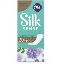 Ежедневные прокладки Ola! Silk Sense Daily Deo Лепестки акации 20 шт (4630038000176)