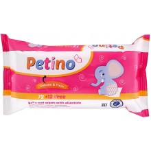 Влажные салфетки для детей Cleanic Petino 72+12 шт.