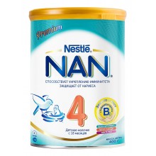 Смесь NAN 4 для детей от 18 месяцев, 400 г (7613032835460) 