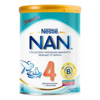Смесь NAN 4 для детей от 18 месяцев, 400 г (7613032835460) 