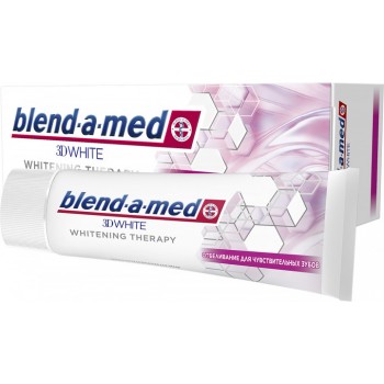 Зубная паста Blend-a-med 3D White Отбеливающая бережная чистка 75 мл (8001090743237)