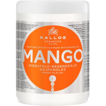 Маска для волос Kallos Cosmetics KJMN Восстанавливающая с маслом Манго 1000 мл (5998889515232)