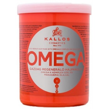 Маска для волос Kallos Cosmetics KJMN с комплексом Омега-6 1000 мл (5998889511524)
