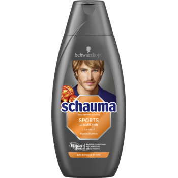 Шампунь для волос Schauma Sports мужской 400 мл (9000100860246)