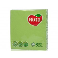 Серветка Ruta Double Luxe зелена 40 листів (4820023740457)