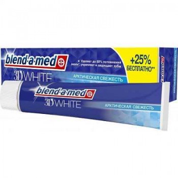 Зубна паста Blend-a-med "3D White"  Арктична свіжість 125 мл (5410076475834)