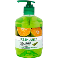 Мыло жидкое Fresh Juice Зеленый мандарин и пальмароза 460 мл (4823015937217)