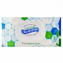 Влажные салфетки Superfresh Antibacterial 72 шт. (4823071630510)