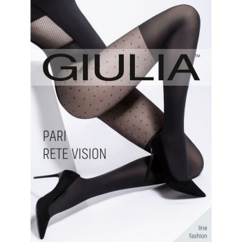 Колготки Giulia Pari Rete Vision №2 60 Den р.4 L Nero (4820040298351)