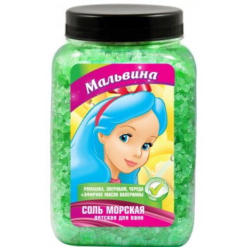 Детская морская соль для ванны Bioton Cosmetics Мальвина 750 г (4820026141657)