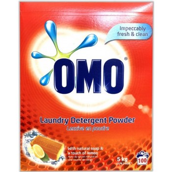 Стиральный порошок OMO Laundry Detergent Powder 5 кг 100 циклов стирки (8886467049729)