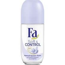 Дезодорант-антиперспирант Fa Soft & Control Нежный аромат Лилии 50 мл (4015100190014)