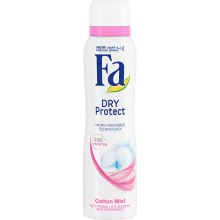 Дезодорант-аэрозоль FA Fresh & Dry Нежность хлопка 150 мл (4015100180398)