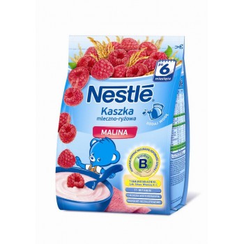 Молочна каша Nestle Рисова з малиною з 6 місяців 230 г (7613031556861) 