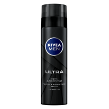 Піна для гоління Nivea ULTRA з активним вугіллям 200 мл (4005900497574)