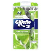 Станки для гоління Gillette Blue 3 SenseCare 6 шт