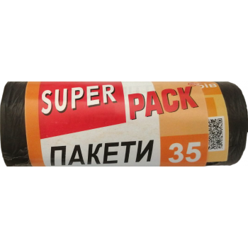 Пакети для сміття Super Pack 35 л 15 шт (4820202510499)