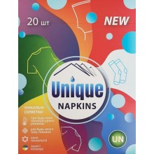 Активные салфетки для стирки Unique Napkins Colour 20 шт (61251)
