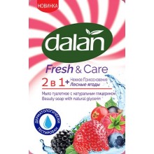 Мило туалетне Dalan Fresh&Care Лісові ягоди екопак 5x90г (8690529522545)
