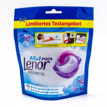 Гелеві капсули Lenor all in 1 pods Waschmittel 3 шт (ціна за 1 шт) (8006540064207)