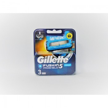 Сменные кассеты  Gillette Fusion ProShield Chill, 3 Шт. (7702018417292)