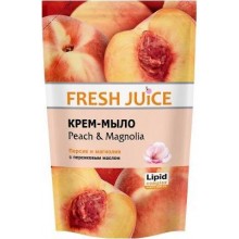 Мило рідке Fresh Juice персик-магнолія  дой-пак 460 мл (4823015913259)