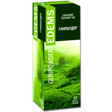Чай зелений Edems Ганпаудер 50 г 25 пакетиків (4820149489315)