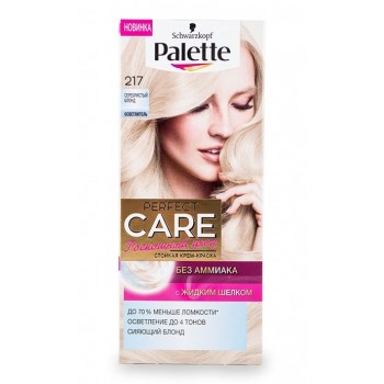 Краска для волос Palette Perfect Care 217 Серебристый блонд 110 мл (4015100198034)