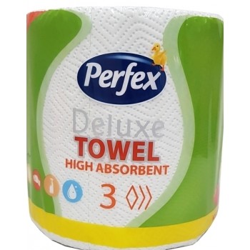 Бумажное полотенце Perfex Deluxe Towel 3 слоя 1 рулон (8606110850027)