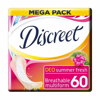 Щоденні гігієнічні прокладки Discreet Summer Fresh 60 шт (8001090162236)