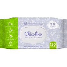 Влажные салфетки для новорожденных Chicolino с клапаном 120 шт (4823098411772)