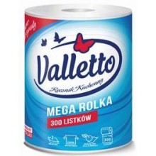 Бумажное полотенце Valletto Мега Rolka 300 отрывов (5901549231502)