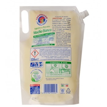Жидкое хозяйственное мыло для стирки Chante Clair Muschio Bianco пакет 1250 мл (8015194522261)