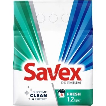 Пральний порошок Savex Automat Premium Fresh 1.2 кг (3800024018299)