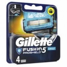 Сменные Кассеты Для Мужской Бритвы Gillette Fusion ProShield Chill, 4 шт.