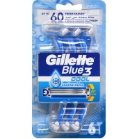 Бритвы одноразовые мужские Gillette Blue 3 Cool 6 шт (7702018457281)