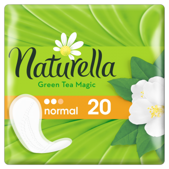 Ежедневные гигиенические прокладки Naturella Green Tea Magic Normal 20 шт (4015400481898)