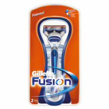 Станок для бритья Gillette Fusion с 2 сменными картриджами (7702018874125)