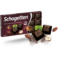 Шоколад черный Schogetten с Лесными Орехами 100 г (4000415730109)