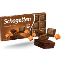 Шоколад молочный Schogetten Карамель Брауни 100 г (4000415040109)