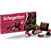 Шоколад черный Schogetten с Клюквой 100 г (4000415779603)