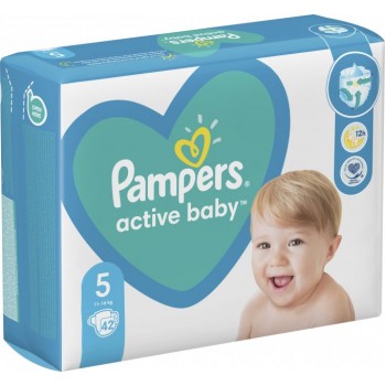 Підгузники Pampers Active Baby розмір 5 (Junior) 11-16 кг 42 шт (8001090950178) 