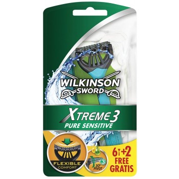 Станки для гоління Wilkinson Sword Xtreme 3 Sensitive 8 шт