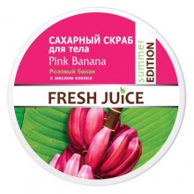 Цукровий скраб для тіла Fresh Juice Рожевий банан 225 мл 